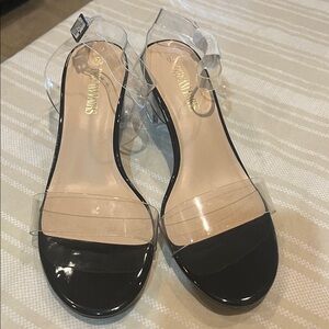 NEW Dream Pairs Carnival-1 Clear Strap Sandal Size 7.5 women’s